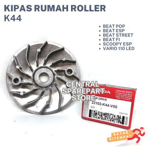 (HONDA) K44 KIPAS RUMAH ROLLER BEAT POP FI ESP STREET SCOOPY ESP VARIO 110 LED / TUTUP RUMAH ROLER / FINDRIVE FACE / TUTUP RUMAH ROLLER PULLEY / KIPAS CVT