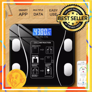 Smart Body Scale Timbangan Badan Bluetooth Timbangan Badan Digital Pintar 180kg Koneksi Bluetooth