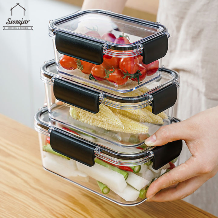Ciieeo Box Crisper Plastic Food Container Kitchen Pantry Storage Pantry