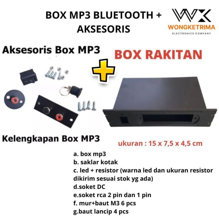 Box Modul Mp3 Bluetooth Plus Aksesoris box mp3 + acc | Lazada Indonesia