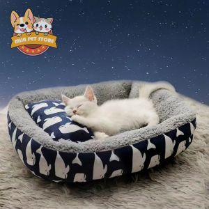 Dog Bed Pet Cat Dog Bed Cushion Sleeping Bed Removable Washable Large Dog Bed
