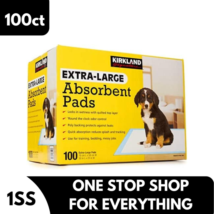 Kirkland Signature Absorbent Pet Pad Extra Large 100pcs Lazada PH