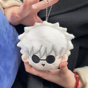 Anime Jujutsu Kaisen Cosplay Plush Keychain Gojo Itadori Fushiguro Kugisaki Sukuna Kawaii Doll Keyrings for Bag Pendant Key Holder