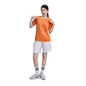 Áo thun T-shirt đồng phục hội nhóm màu cam
