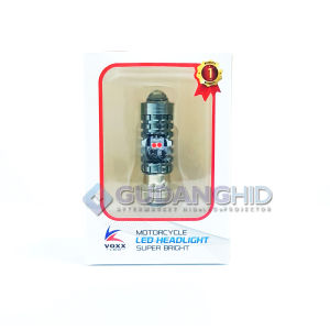 Lampu Utama LED H6 Laser Senja Merah Biru Hi-Lo AC DC Kaki M5 Bebek