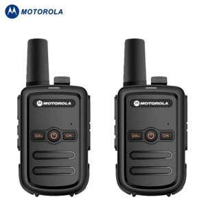 （2Pcs）Motorola C51 two way radio Walkie Talkie long range 10KM UHF 400-470MHz high capacity 6800mAH Portable Mini radio 16 Channels High Power 5W Walkie-Talkies USB charging Waterproof/dustproof IP54 Suitable for outdoor/hotel/school/construction site