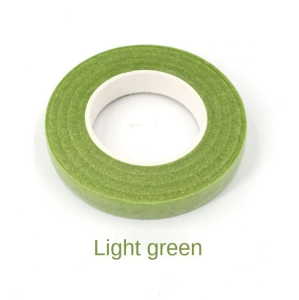 30yards/1 Roll Floral Tape Florist Elastic Tape Self Adhesive Green Paper Type tape