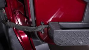 OnlyF U Black Iron Front Door Storage Rack Organizer Shelf fit for Jeep Wrangler JK 2007 2008 2009 2010 Car Interior Accessories 5B8Q6