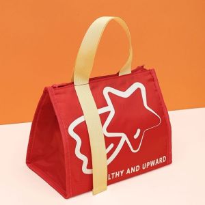 New Lunch Bag BW 009 / Tas Bekal Bahan Tebal Dilengkapi Aluminium Foil -SC