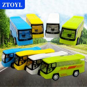 [COD]🔥🔥🔥ZTOYL New Scale School Bus Miniature Car Model Educational Toys for Children Plastic Toy Vehicles Model For Kids Gifts