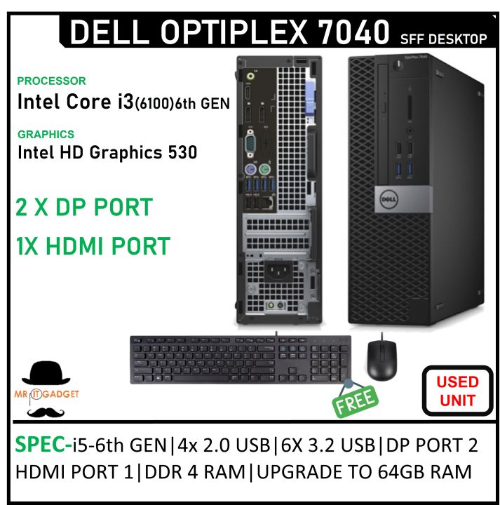 Dell Optiplex Pc 9010 9020 7050 7040 3060 Mini Ssf Desktop Intel Core I5 I7 3rd4th 7852