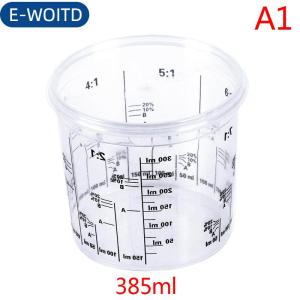 E-WOITD Nhựa sơn trộn cup PP cứng Nhựa Điều Chỉnh sơn cup với bìa