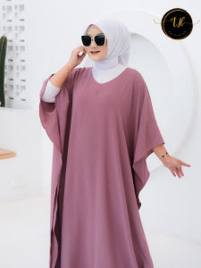 GAMIS KAPTAN Premium Viral Kekinian Super Jumbo Size Ld 140 PB 145 /BAHAN ADEM TIDAK MENERAWANG