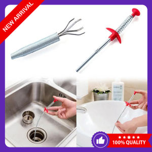 Kitchen Pipe Drain Clog Remover Clogged Hair Remover Household Cleaning Pipe dredger Flexible Tub Toilet Cleaner 垃圾夹 LMO