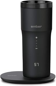 Ember แก้วกาแฟควบคุมอุณหภูมิ Temperature Control Smart Mug 2 355 ml Black 3-hr Battery Life – App Controlled Heated Coffee Travel Mug : Improved Design