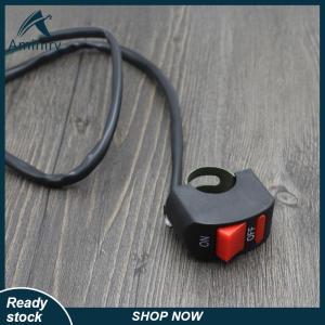 Aminiry[Love sports] Universal Motorcycle Handlebar Flameout Switch ON OFF Button for Moto Motor ATV Bike