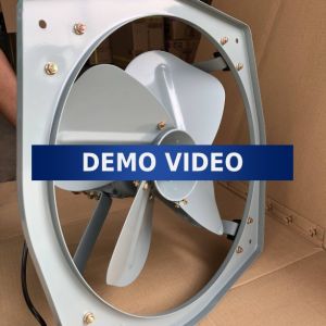 LEMAX Heavy Duty Industrial Exhaust Fan - 12" 15" 18" 24" - Strong Airflow, 24-Hour Function, Cold-Rolled Steel - 1 Year Warranty