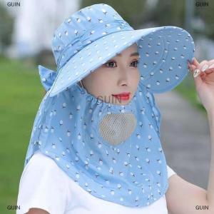 🎈🎀【Low price】GUIN Sun Hat Female Summer Hat Cover Face Breathable Sun Hat All-match Summer Hat with Big Rim Anti-ultraviolet Cycling Sunhat