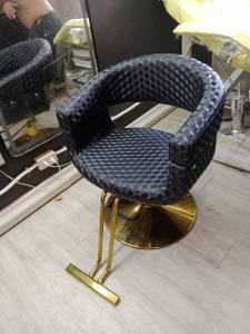 🔥ส่งฟรีทั่วไทย🔥เก้าอี้ รุ่น Sky 823 ลายกล่องดำ ที่วางเท้าสีทอง ดีไซน์หรู ดูมีระดับ นั่งสบาย ราคาพิเศษ