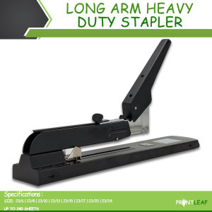 Printleaf Heavy Duty Long Arm Stapler 240pages Binding Capacity Anti-Skid Desktop Stapler No.0700