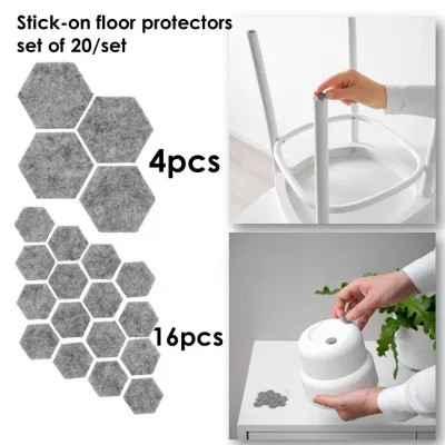 Furniture Pads X-PROTECTOR 20 PCS Premium Furniture Pads - Felt Pads Furniture Feet Best Wood Floor Protectors - Protect Your Hardwood & Laminate Flooring!