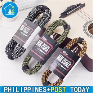 Noise-reduction Electric Guitar Audio Cable Wire Pedals Connection Cable 6.35mm Connector