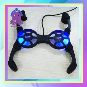 Cooling Pad Laptop LED - Kipas Laptop Lipat Kipas Pendingin Laptop Model Kepiting - Octopus family