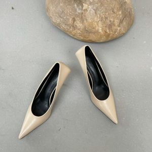 Giày Cao Gót Mũi Nhọn Phong Cách Hàn Quốc 2022 Cho Nữ Heel height is Height 7cm for you to choose.