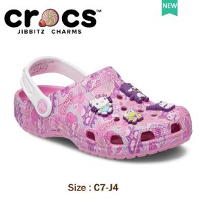 crocs for kids girl HELLO KITTY CLASSIC CLOG Cute Childrens Shoes Princess Sandals |208103