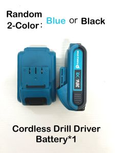 48V Cordless Drill Driver Electric Impact Hammer Drill Lithium Battery Case Wireless Hand Drill Rechargeable Screwdriver Accessories Tool Set Fast COD
