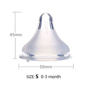 Empeng Bayi Untuk Pigeon 5cm Dot Nipple Peristaltic Wide Neck  MNZ