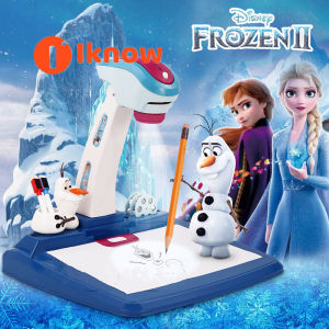 I know 3 in 1 Frozen projector drawing board smart drawing and graffiti artifact early education toy