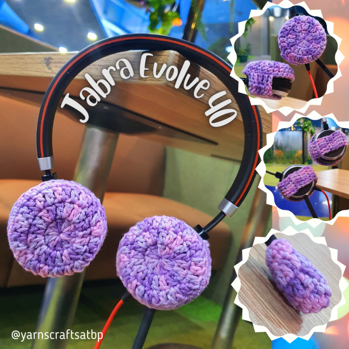 Crochet Headset Cover for Jabra Evolve 20/30/40/65 Lazada PH