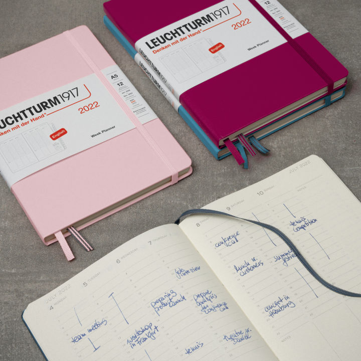 Leuchtturm 1917 A5 Medium Weekly Planner 2022 Lazada