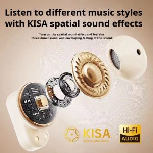 Bluetooth Headset High Value Stereo Headset Hifi Sound Quality Zero Pressure Wear Transparent Bin