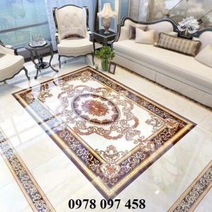 Thảm sảnh nhà và các phòng - gạch men 3D