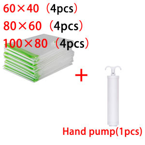 Vacuum Storage Bag Space Saving Reusable Airtight Clothes Quilt Waterproof Vacuum Compression Bag Transparent Travel bag