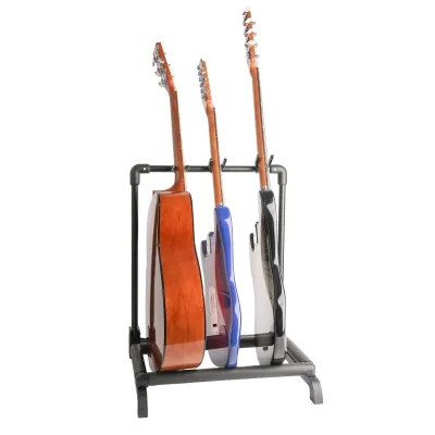 GHOSTFIRE Multi-holder Guitar Stand Foldable Guitar Display Rack Fit Guitar/Bass/Acoustic