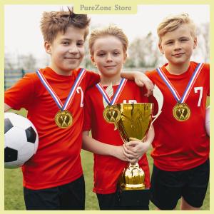 [PureZone] Gold Silver Bronze Award Medal Winner Reward Football Competition Prizes Award Medal For Souvenir Gift Outdoor Sport Kids Toys