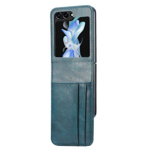 Card Holder Z Flip 5 6 7FE Slim Wallet Case Leather Cover Multi Card Slot ID Window Samsung Galaxy Z Flip6 Casing Hinge Protection Anti-Drop Durable Hard PC Phone Case Accessories-152c4c8b