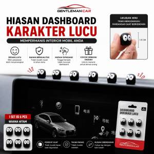 Pajangan Dashboard Black Elf (5 pcs) Mini Hiasan Dekorasi Hiasan Lucu Imut Mobil