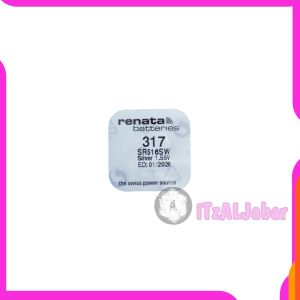 Renata 317 Baterai jam tangan Renata SR516SW 1.55V Original