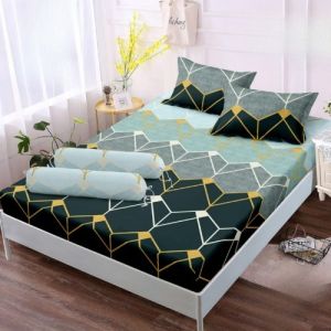 Sprei Set Bunga & Kartun Series Uk 160x200 dan 180x200 tebal 20cm Anti Luntur Bahan Katun Polymicro