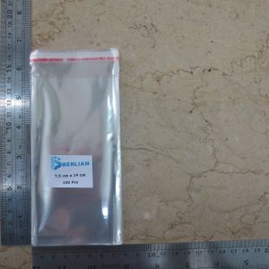 75 x 14 cm Plastik Opp 18 micron ( Tipis ) isi 100 lembar untuk Pengemasan Makanan Aksesoris dan Barang Kecil