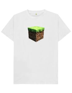 Minecraft Dirt Block T-Shirt Men & Women / highquality / gaming / video games / creeper / nether / EMSAM