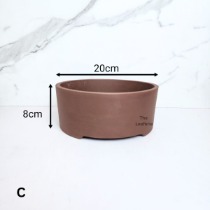The Leaferie Reimi Bonsai Pot (Series 4) 4 sizes Plant pot  Zisha Flowerpot Purple Sand Planter Flower pots