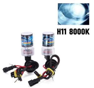 FD Wholesale ชุดหลอดไฟหน้ารถยนต์ XENON HID 55W หลอดไฟ+บัลลาสต์ เป็นชุด1คู่ ขั้ว H11  มีค่าสี 3K 43K 5K 6K 8K 10K 12K 30K พร้อมส่งในไทย