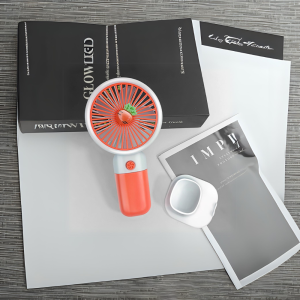 MD-C906 Kipas Angin Genggam Mini Portable Motif Buah Cute Fan USB Charge / Kipas Angin Mini Fan Bentuk Buah Lucu Import