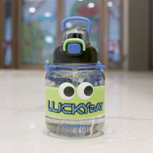 BOTOL MINUM ANAK PLASTIK BPA DENGAN TALI HX-939 480 ML