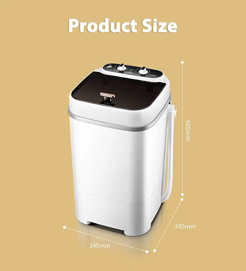 HODEKT Family Mini Washing Machine Mesin Basuh Large Capacity